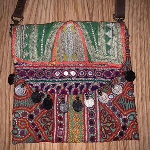 Beautiful authentic hand stitched bag!